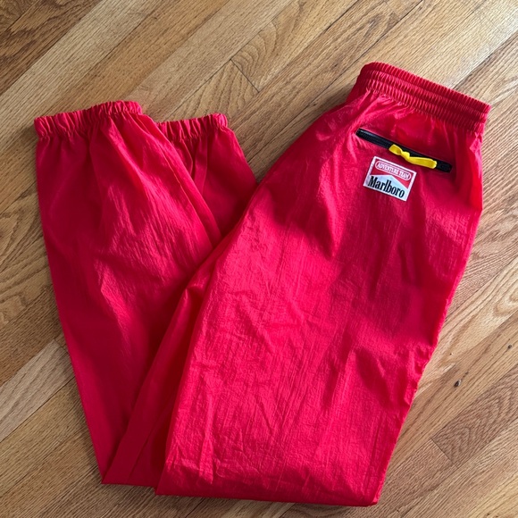 Marlboro Other - Marlboro Bright Red Wind Pants Large
